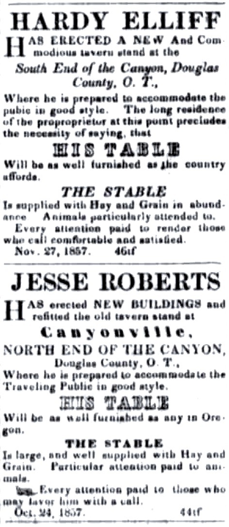 April 3, 1858 Oregon Sentinel, Jacksonville