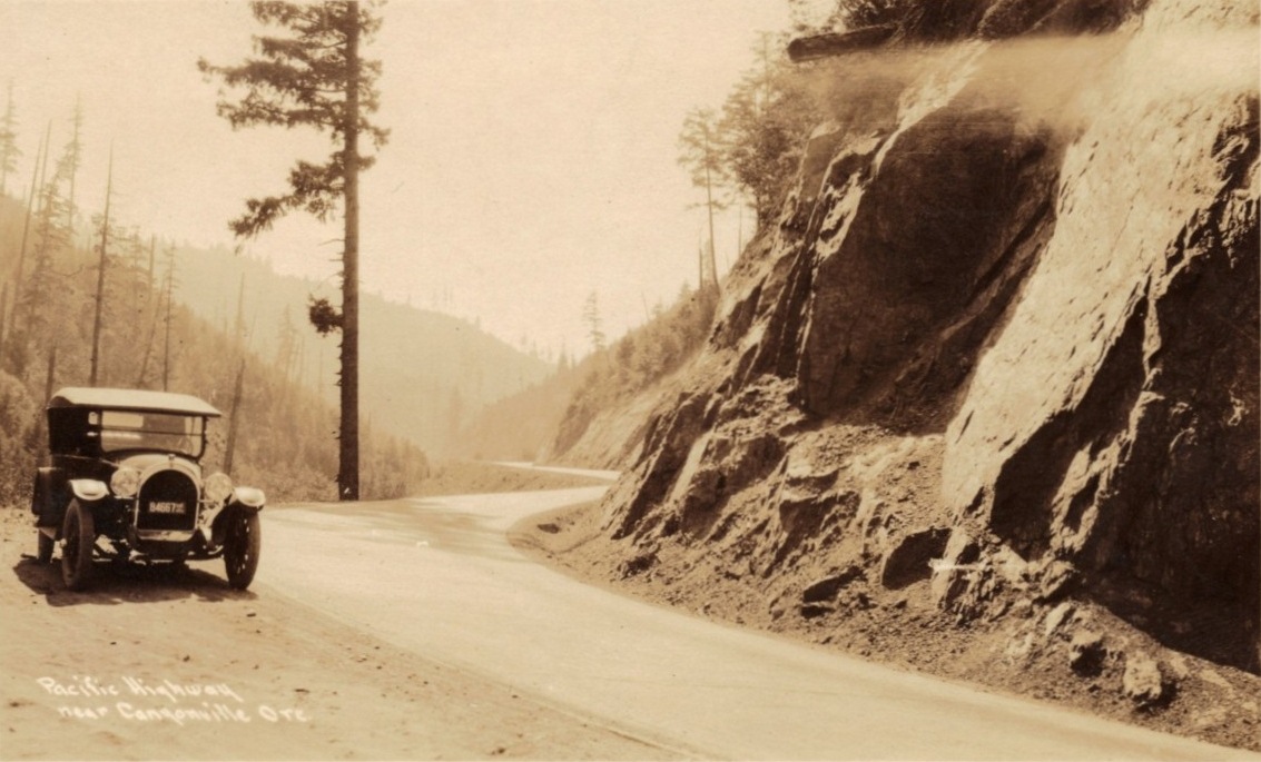 Pacific Highway in the Canyon, circa 1923.