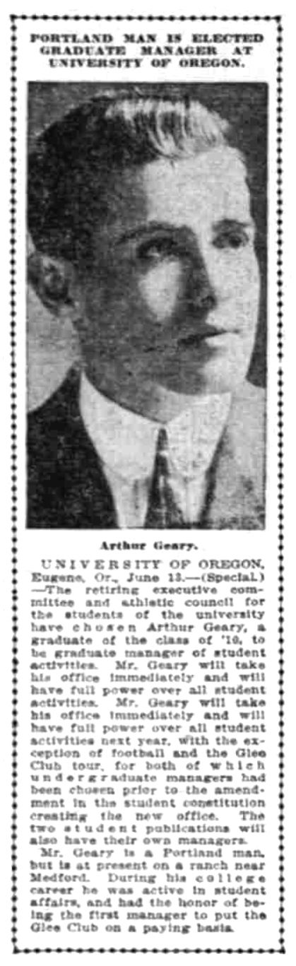 Arthur Geary 1911-6-14p9Oregonian