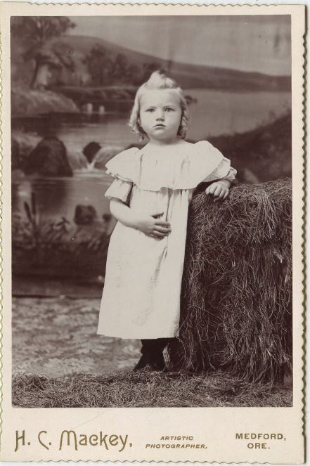 H. C. Mackey cabinet card, Medford, Oregon