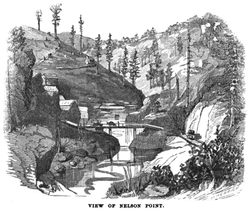 Nelson Point, California November 1856 Hutchings' Illustrated California Magazine