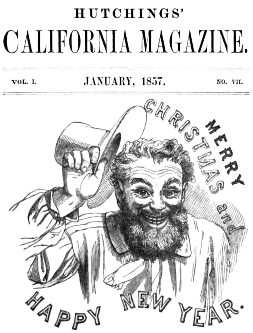 January 1857 Hutchings' Illustrated California Maygazine