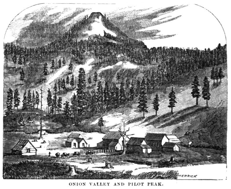 Onion Valley, California November 1856 Hutchings' Illustrated California Magazine