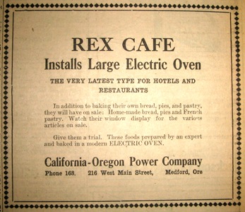 Rex Cafe, MMT May 8, 1920