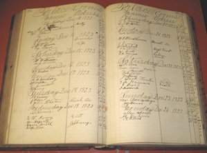 Palace Hotel Register, SOHS