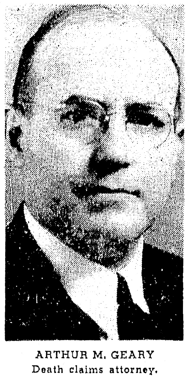 Arthur M. Geary, November 21, 1943 Oregonian