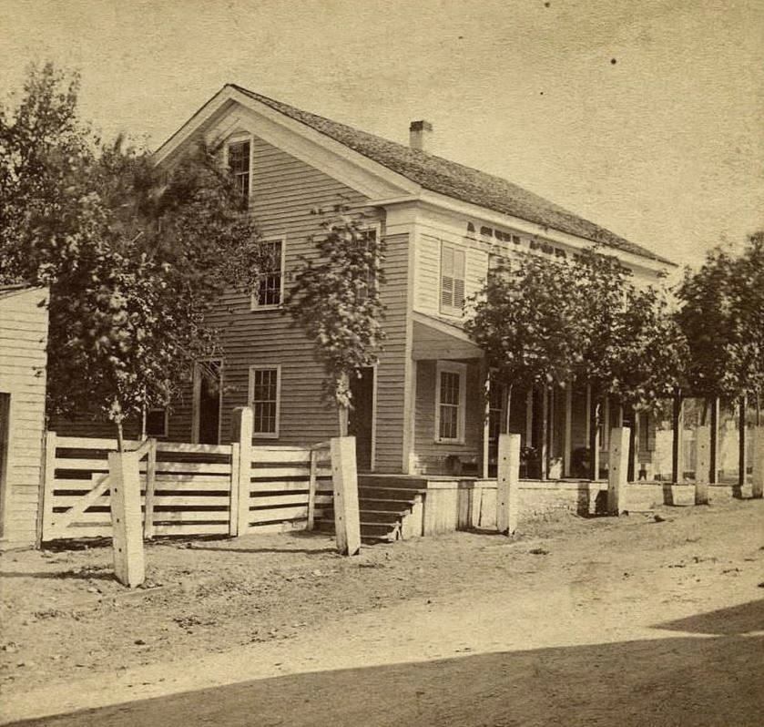 Ashland House hotel, circa 1880, J. W. Riggs