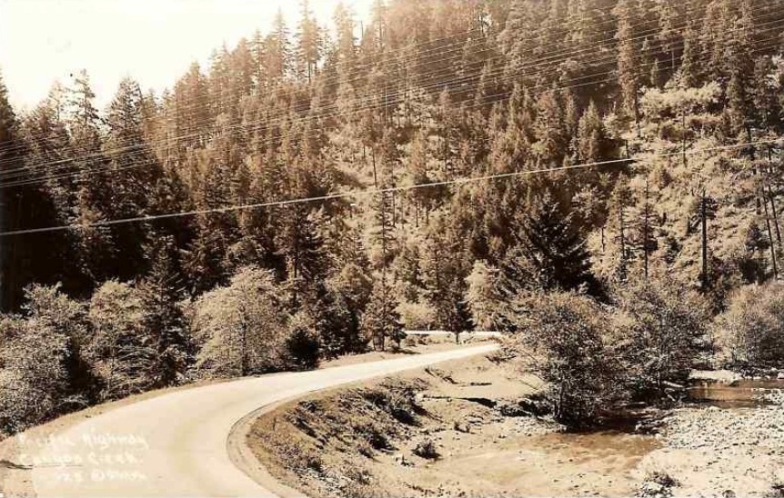 Entering the Canyon, circa 1930.