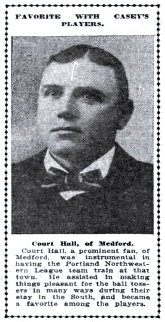 J. Court Hall, April 15, 1909 Oregonian