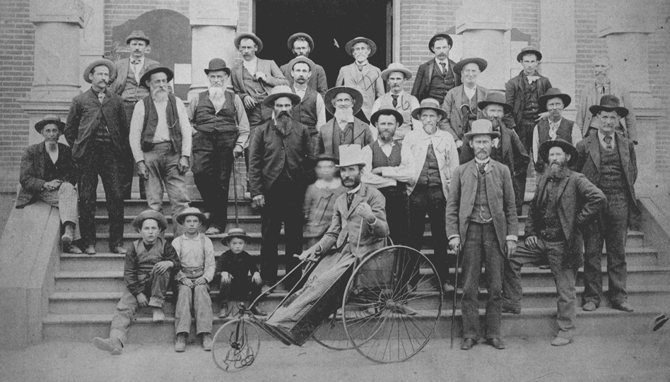 Mendocino County Courthouse circa 1900