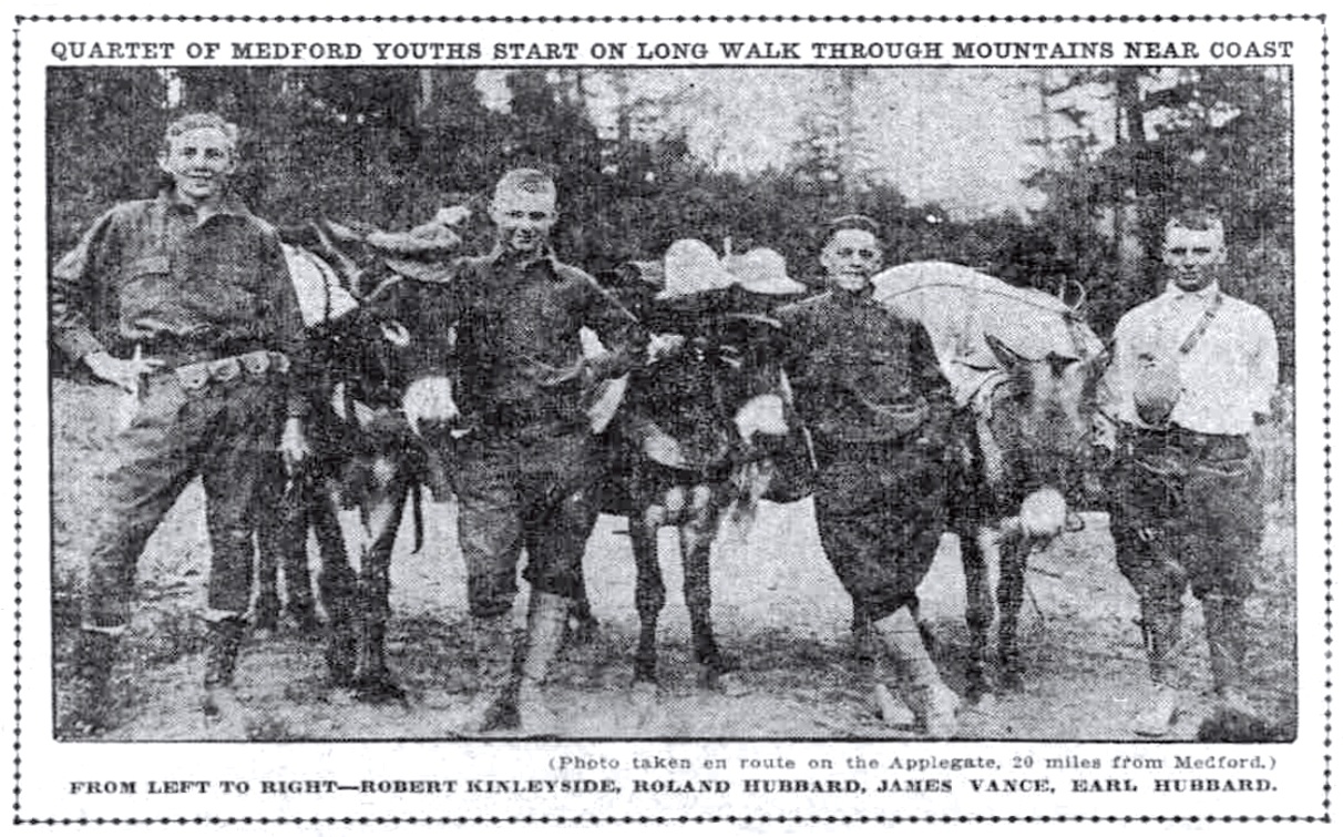 Hikers July 27, 1913 Sunday Oregonian