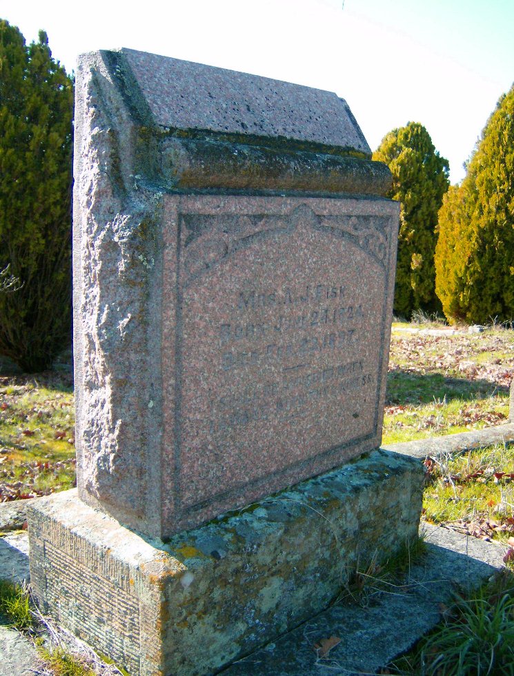 Jane Fisk monument, Eastwood Cemetery