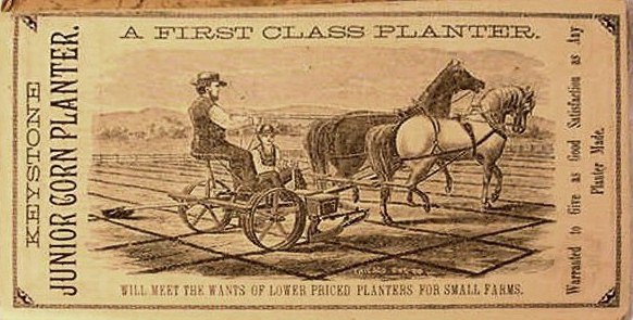 Keystone Corn Planter, 1883 Keystone Catalog
