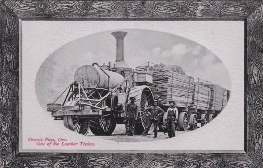 Josephine County Lumber Train, circa 1912