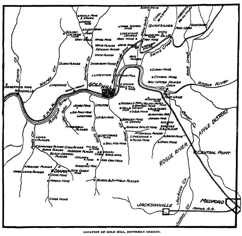 Gold Hill district mines, March 27, 1903 Oregonian