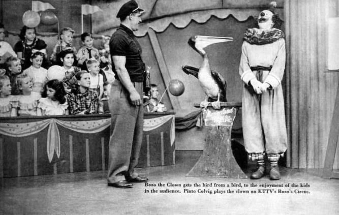 Pinto as Bozo, September 1949 Radio Mirror