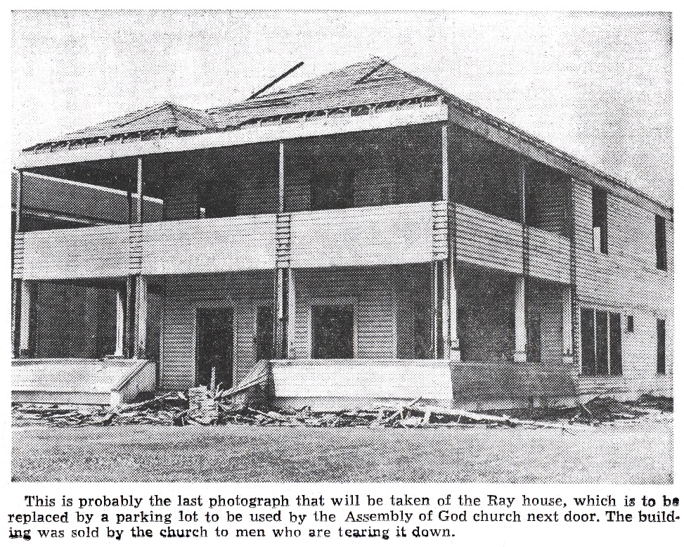 C. R. Ray house, September 1, 1963 Medford Mail Tribune