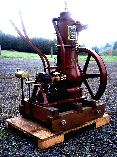 A Regan vapor engine, vintage circa 1890
