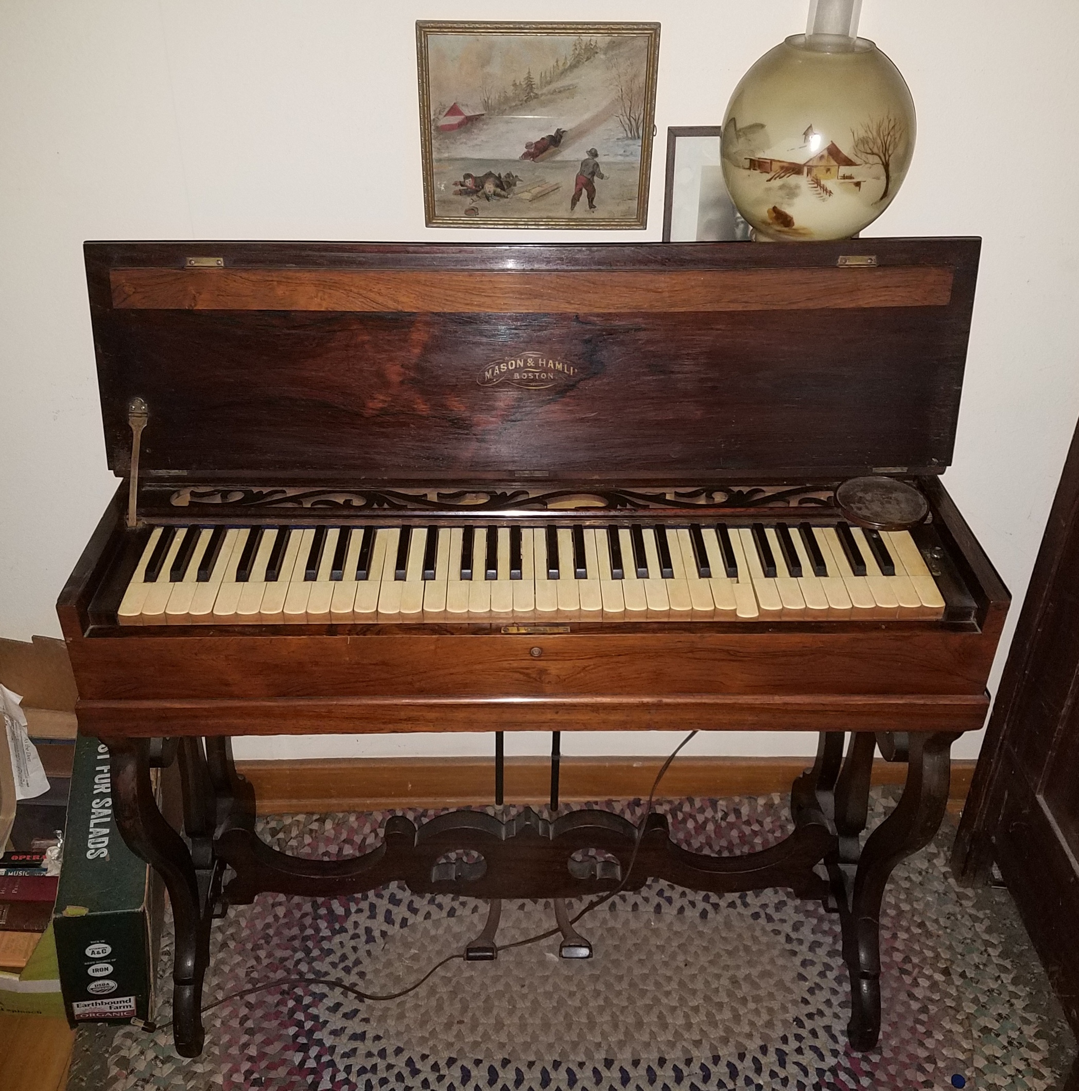 Abrams' 1850 Melodeon, Made by Mason and Hamlin, Boston